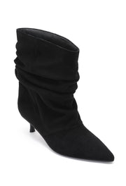Botines Elly Cortos Estilo Slouchy - Negro
