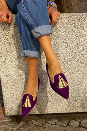 Portia - Mocasines con flecos boho