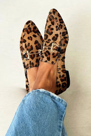 Gia - Mocasines Elegantes de leopardo