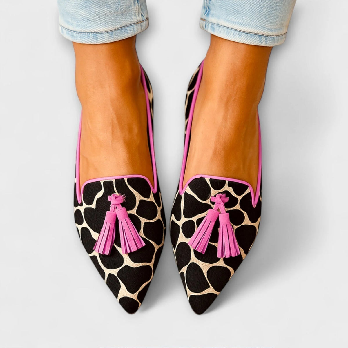 Diletta | Mocasín con Borlas y Punta