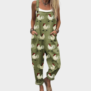 Overol estampado ultraconfortable