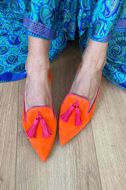 Portia - Mocasines con flecos boho
