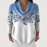 Alba | Suéter de Cuello Alto Floral