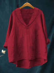 Samantha | Blusa de lino elegante para el verano