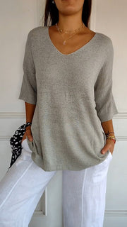 Julia | Blusa con escote en V