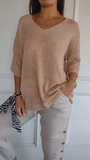 Julia | Blusa con escote en V