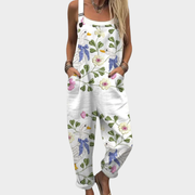 Overol estampado ultracómodo y a la moda