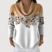 Alba | Suéter de Cuello Alto Floral