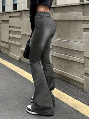 Violette vaqueros acampanados