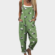 Overol estampado ultraconfortable y a la moda