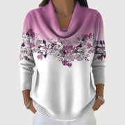Alba | Suéter de Cuello Alto Floral