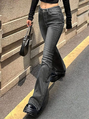 Violette vaqueros acampanados