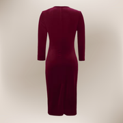 Elvira™ | Vestido de Terciopelo Ajustado