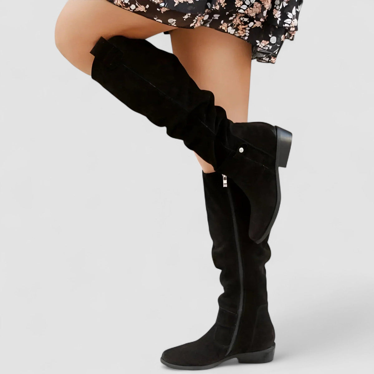 Beatrice | Botas Altas de Gamuza