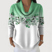 Alba | Suéter de Cuello Alto Floral