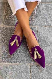 Portia - Mocasines con flecos boho