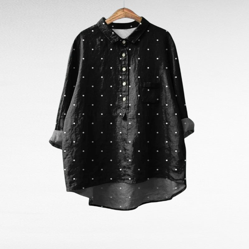 Zoe | Blusa de lino elegante para verano
