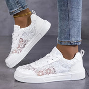 Dentelle | Tenis de Encaje Floral
