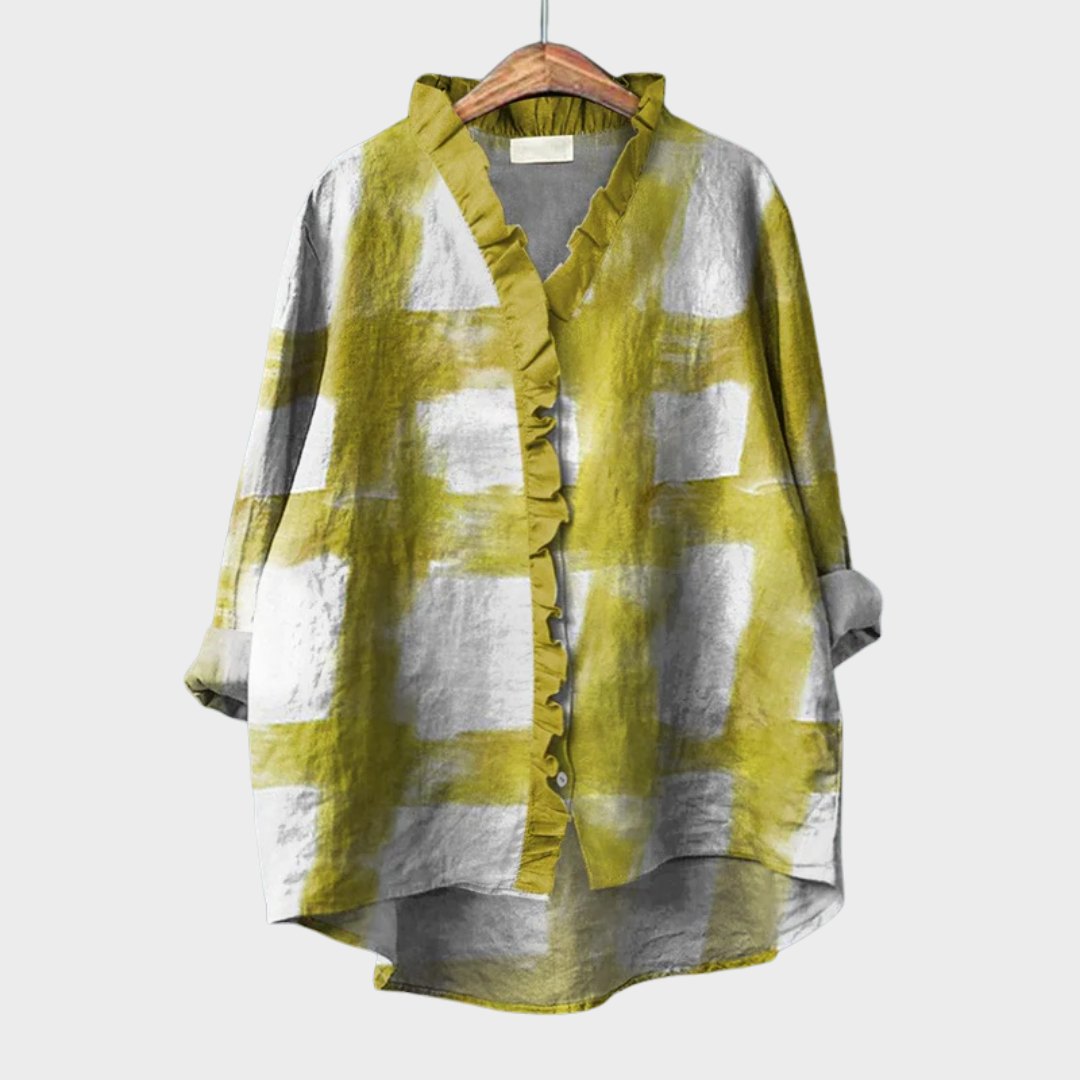 Melissa | Blusa de lino elegante de verano
