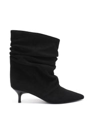 Botines Elly Cortos Estilo Slouchy - Negro