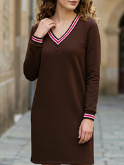 Novia - Vestido de cuello en V