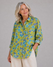 Axelle – Blusa de lino elegante para el verano
