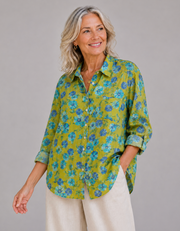 Axelle – Blusa de lino elegante para el verano