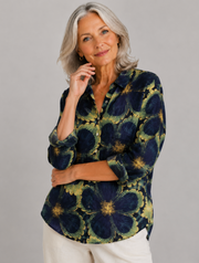 Camille – Blusa de lino elegante para el verano