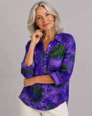 Anaïs – Blusa de lino elegante para el verano