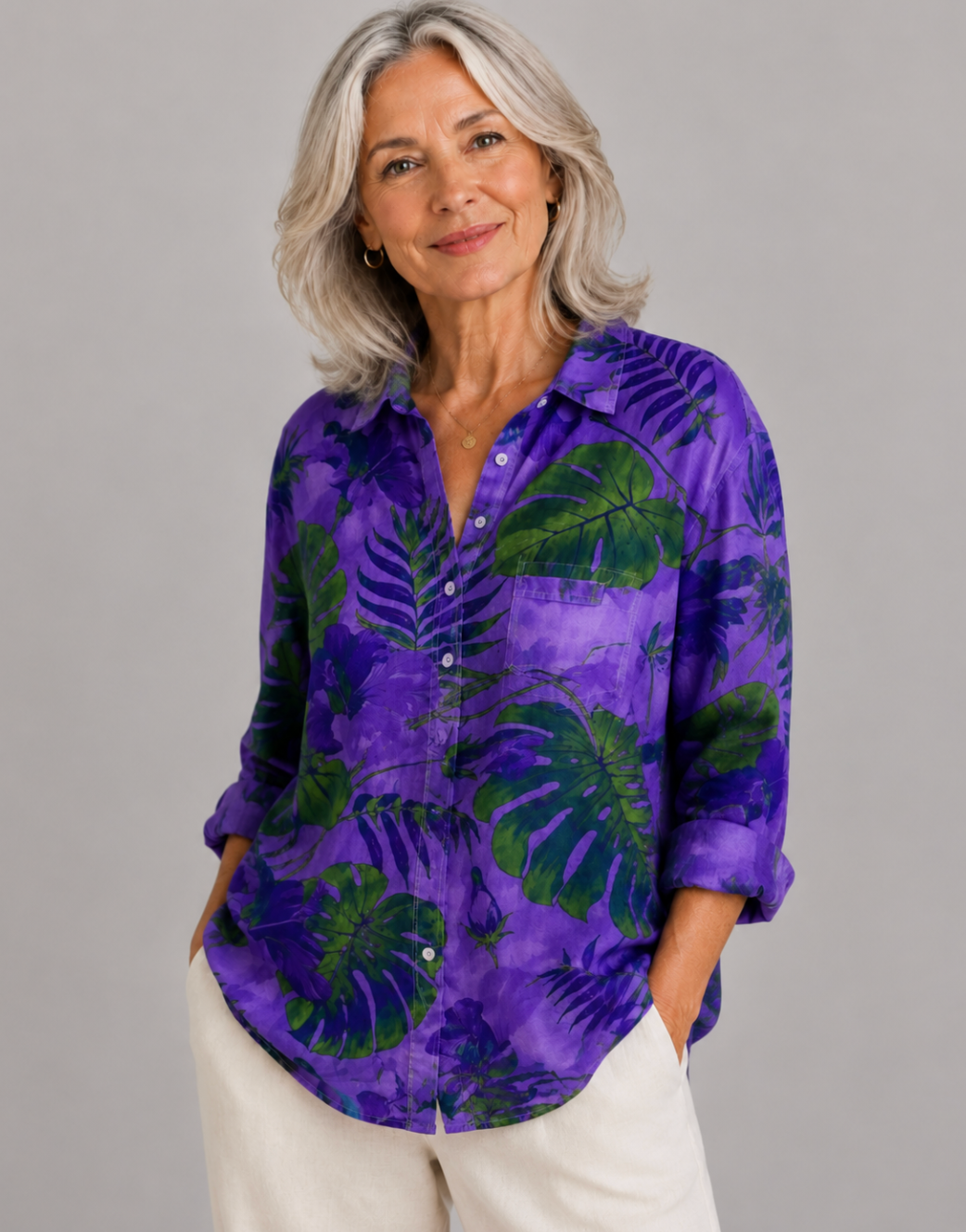 Anaïs – Blusa de lino elegante para el verano