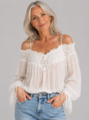 Blusa Ibiza con flecos