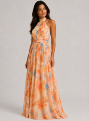 Aurora | Vestido con Cuello Halter