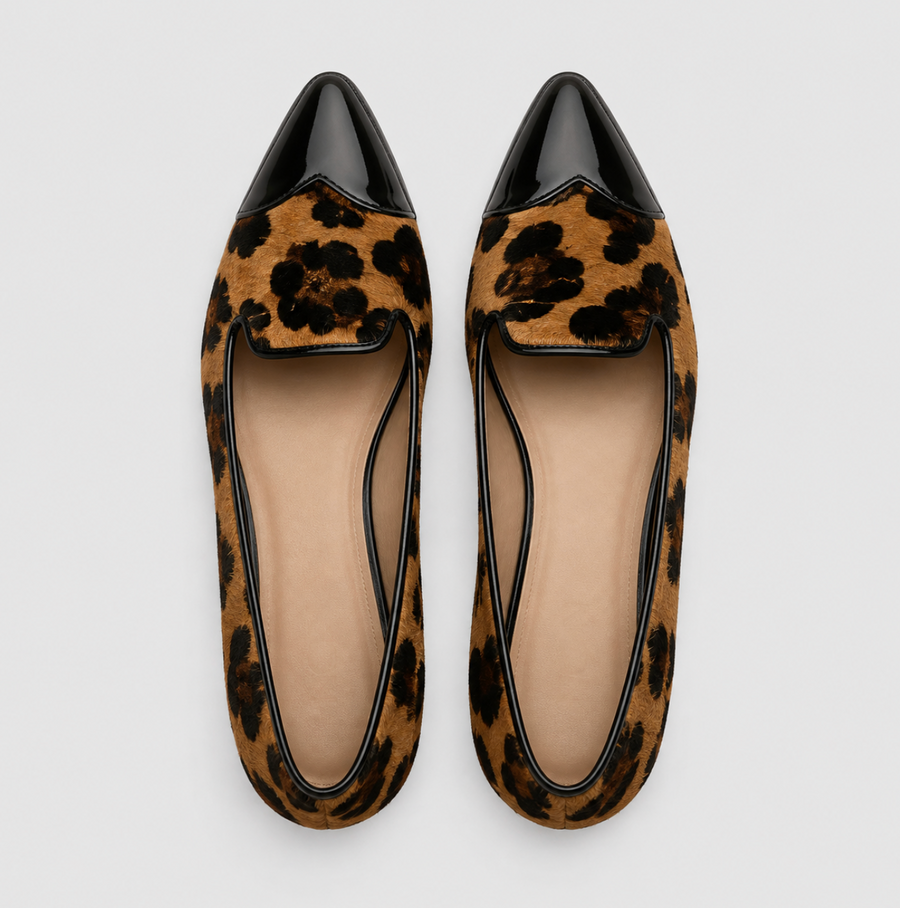 Avera – Loafers con estampado de leopardo