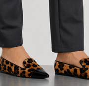 Avera – Loafers con estampado de leopardo