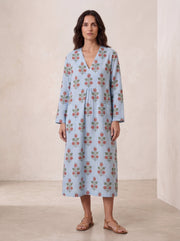 Vestido de verano estampado favorecedor