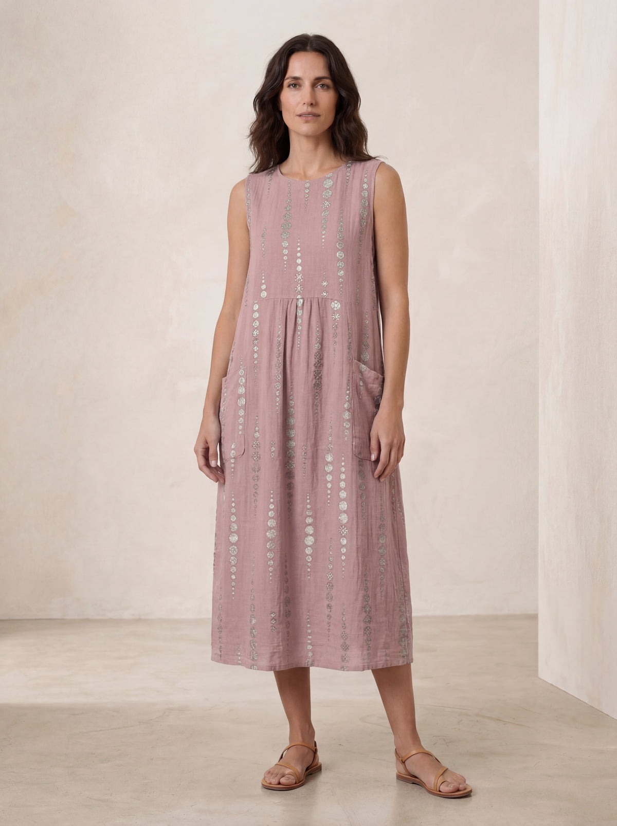 Vestido de verano cómodo sin mangas