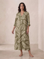 Vestido de verano estampado favorecedor