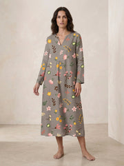 Vestido de verano estampado favorecedor