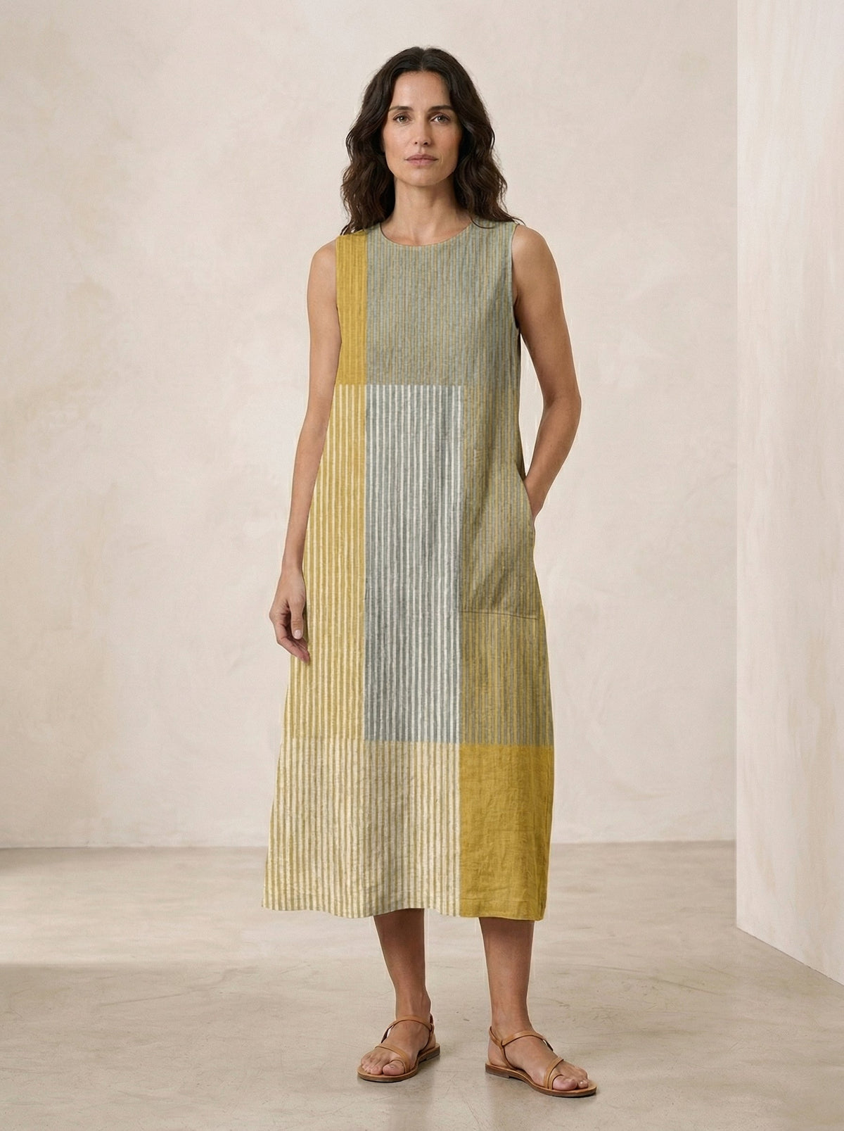 Vestido de verano cómodo sin mangas