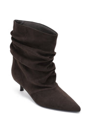 Botines Elly Cortos Estilo Slouchy - Café