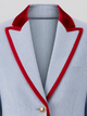 Alice | Blazer retro a rayas con bloques de color y 3 bolsillos