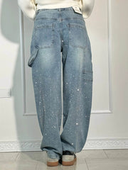 JEANS BALLOON CON EFECTO BRILLO