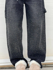 JEANS BALLOON CON EFECTO BRILLO