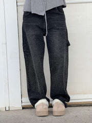 JEANS BALLOON CON EFECTO BRILLO