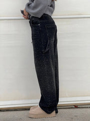 JEANS BALLOON CON EFECTO BRILLO