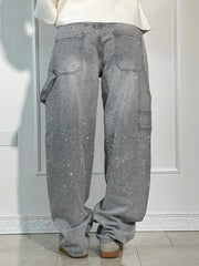 JEANS BALLOON CON EFECTO BRILLO