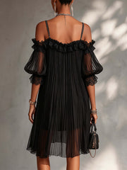 Aurore | Vestido largo de muselina con cuello en V