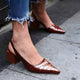 Elisa | Zapatillas de Tacón con Punta Ancha