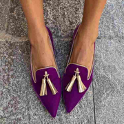 Portia - Mocasines con flecos boho