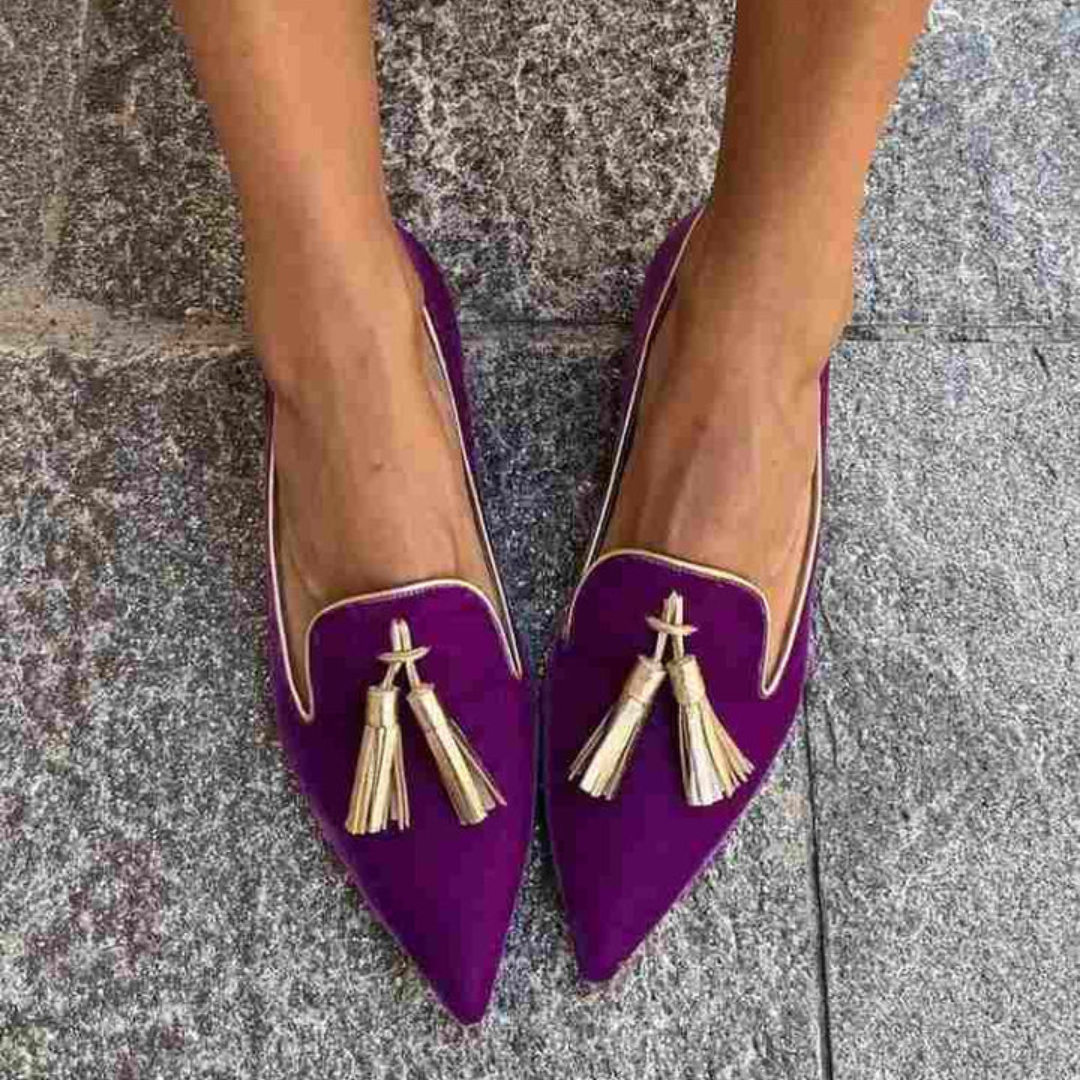 Portia - Mocasines con flecos boho